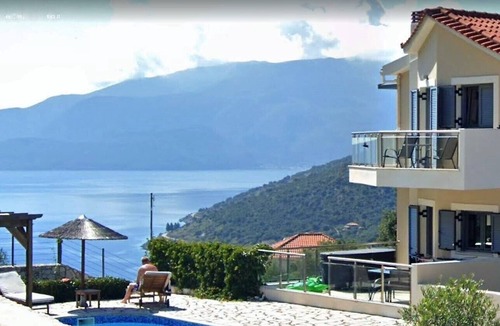Agia Efimia Villa | 𝐊efalonia 𝐇orizon 𝐕illa 1- Amazing sea & mountain view w/private heated pool