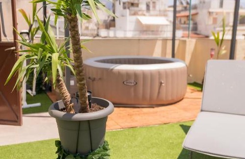 Neos Kosmos Apartment | large apartment with terrace and spa