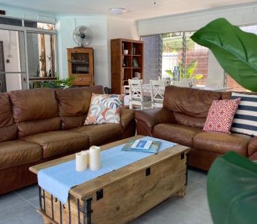 Hermit Park Apartment | Lily St Courtyard Oasis