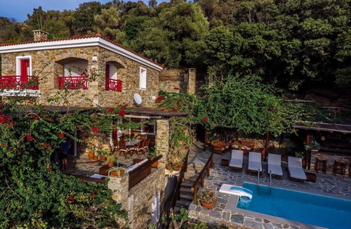 Batsi Villa | Luxurious villa with private swimming pool and magnificent breathtaking seaview
