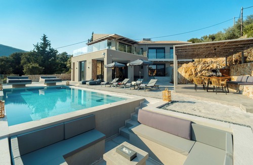 Poros Villa | Luxury 5 Bedrooms New Build Sea View Villa With Stuning Modern Design