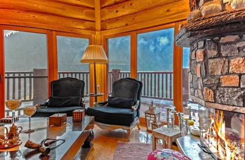 Karpenisi Ski Chalet | Luxury mountain Chalet, with private sauna and outdoor pool
