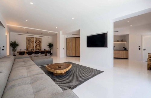 Ftelia Villa | Luxury villa with 5 bedrooms, private pool and sea views