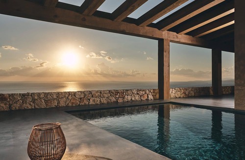 Korithi Villa | Luxury villa with private pool amazing see view