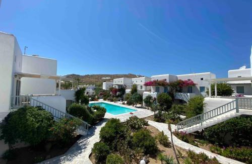 Ornos Apartment | Mykonian Style Pool House 1 w Night Security Guard