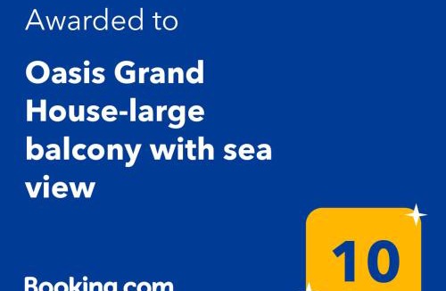 Eretria House | Oasis Grand House-large balcony with sea view