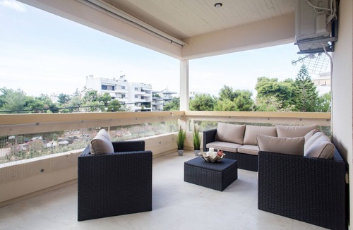 Voula Apartment | Promenade Apartment bright and elegant , located in the heart of Athens Riviera.