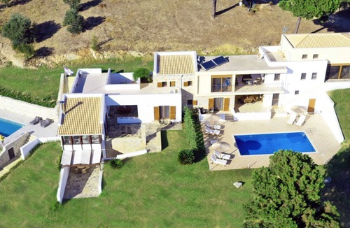 Agia Paraskevi Villa | R 1465 Villa A with sun loungers, sofa bed & Private Pool.