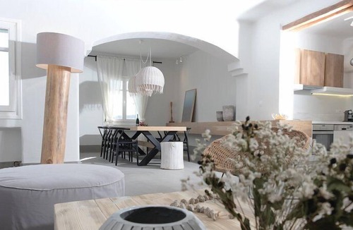 Mykonos Villa | R 3425 Villa Jaeger Agios Lazaros With Bathroom Amenities , Magnifying Mirror & Walking closet.