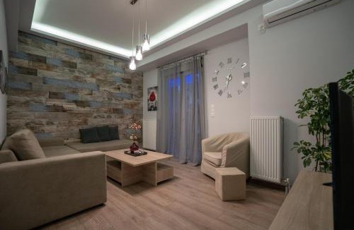 Attiki Apartment | Real Central New Flat - 1' to Metro - Direct Acropolis,Pireus - Best heating and cooling system