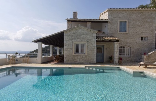 Barbati Villa | Sea Breeze Villa with stunning views in Corfu with private path to the beach