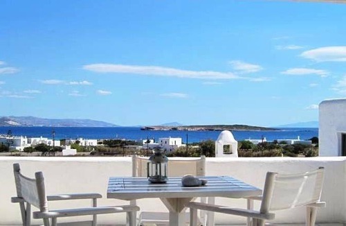 Santa Maria Apartment | Sea View Paros Apartment Residence with Sea View Private Terrace 1 BDR Santa Maria