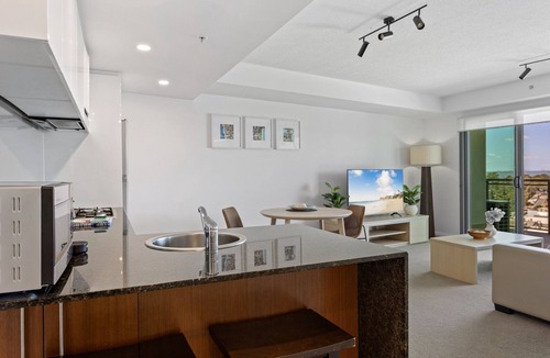 Redcliffe Apartment | Seaside Escape with Pool, Balcony and Views