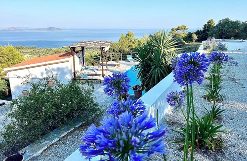Alonissos Villa | Seclusion & privacy in Alonissos 3BR Luxury Pool Villa with dream view