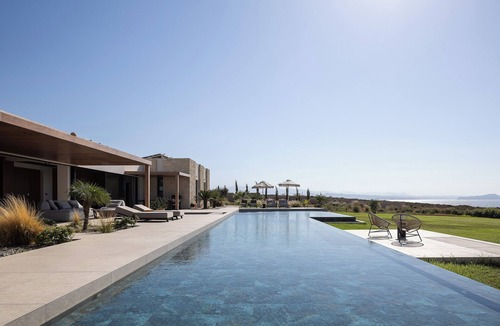 Chania Villa | Single-Level Elegance: Enjoy Sea & Sunset Views