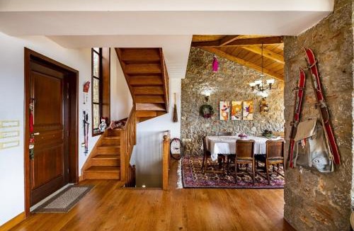 Arachova Apartment | Stone Villa Retreat with Private Pool in Arachova