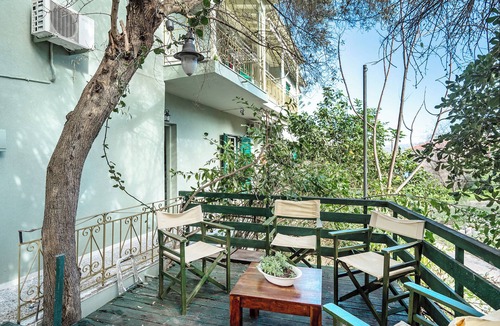 Nikiana Apartment | Studio Apartment 'Old Boat Double Studio 2' with Sea View, Wi-Fi and Air Conditioning