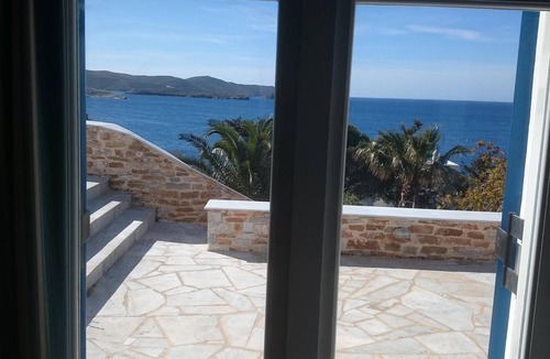 Finikas Villa | Syros: VILLA ANNITA, BY THE AEGIAN SEA WITH EXTRAORDINARY VIEW