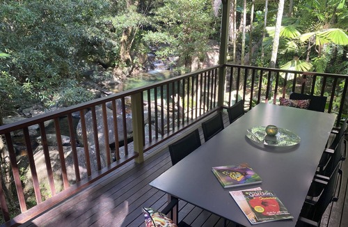 Diwan House | Unique holiday home with private waterfalls and swimming pool right by your deck