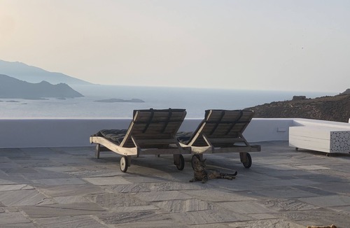 Ano Mera Villa | Unique private villa estate vj1+2 with amazing seaview and full privacy