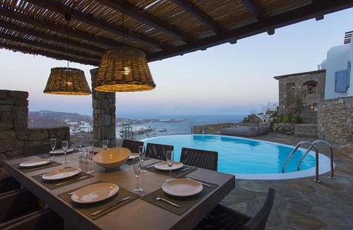 Psarou Villa | Villa Ammonite with heated pool by Diles Villas