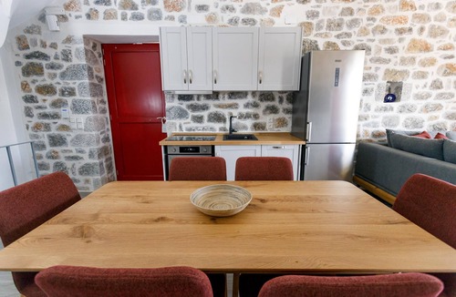 Limeni House | Villa ATHINA with private pool in exposed position over the sea, Peloponnese
