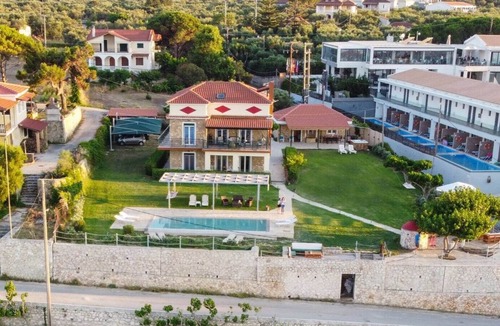 Drosia Villa | "Villa Aurora" A deluxe villa a breath away from the sea.