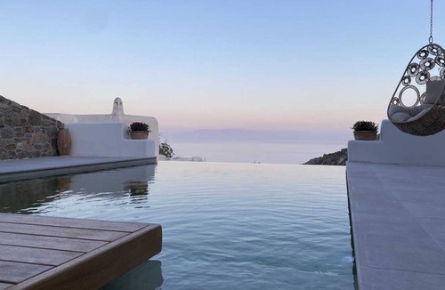 Glastros Villa | Villa Camelia 1 - Psarou View - Private Pool & Jacuzzi