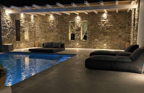 Glastros Villa | Villa Camelia 2 - Psarou View - Private Pool & Jacuzzi
