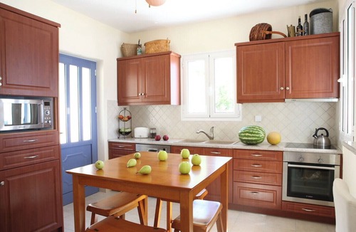 Perigiali Villa | Villa Del Sol with stunning view close to Perigiali beach!