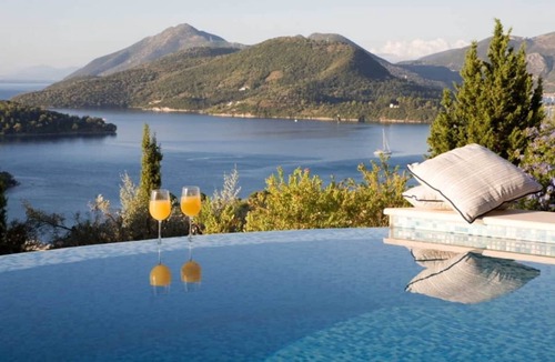 Perigiali Villa | Villa Del Sol with stunning view close to Perigiali beach!