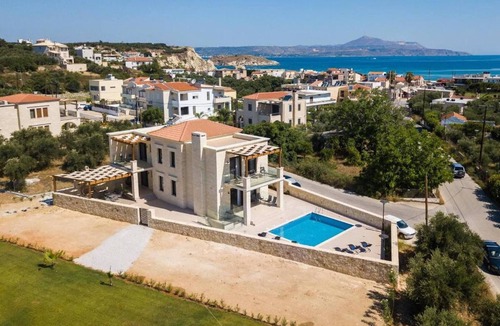 Almyrida Villa | Villa Noboa Sea View Spacious And Cozy 5bd