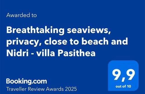 Perigiali Villa | Villa Pasithea - breathtaking seaviews, infinity pool, privacy, close to the beach
