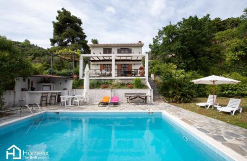 Grammatikianoi Villa | Villa VERA - private villa for 8 guests with pool