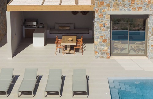 Lentas Villa | Votsalo Villa, with Pool, SeaViews, close to beach