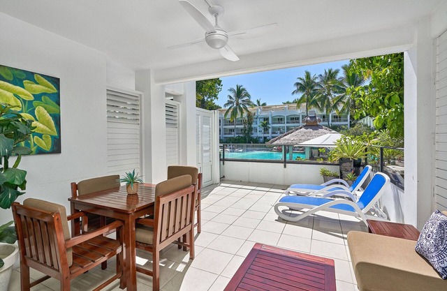 Beautifully appointed 1 Bedroom Ground Floor Beach Club Lagoon View Apartment