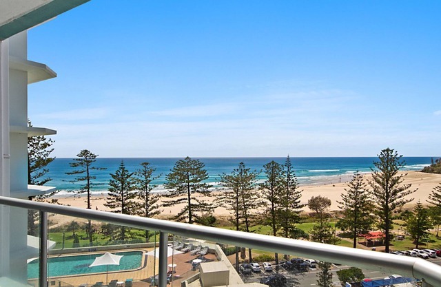 Ocean Plaza Unit 835 Beachfront unit right in the heart of Coolangatta with Wi-Fi Inc.