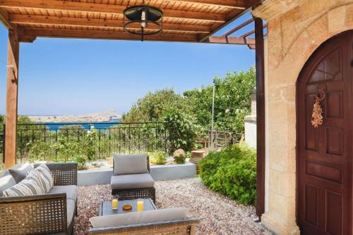 Welcoming Rhodes Villa 2 Bedrooms Villa Thea Stunning Sea & Bbq Lindos