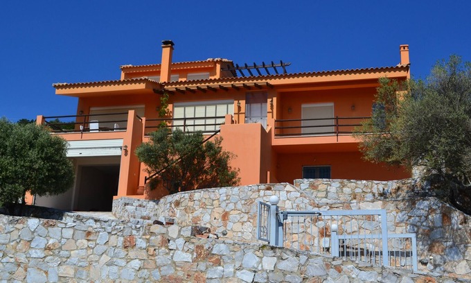 Marathon Villa | Aeolos Villa Overlooking the Sparkling Waters of the Aegean