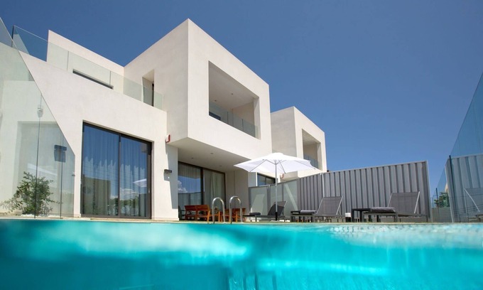 Kato Galatas Villa | Beautiful Crete Villa | Villa Tidal | Private Swimming Pool | Fitness Area &.