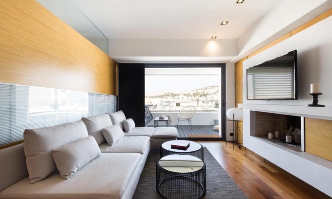 Neos Kosmos Apartment | EMST Museum 1BD Apartment with Acropolis view by UPSTREET