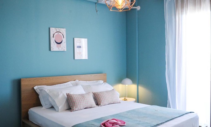 Perea Apartment | Grecian Blue