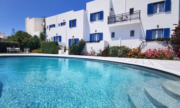 Naxos Town Apartment | Ikaros Studios - Pool & Jacuzzi, 5 mins from beach