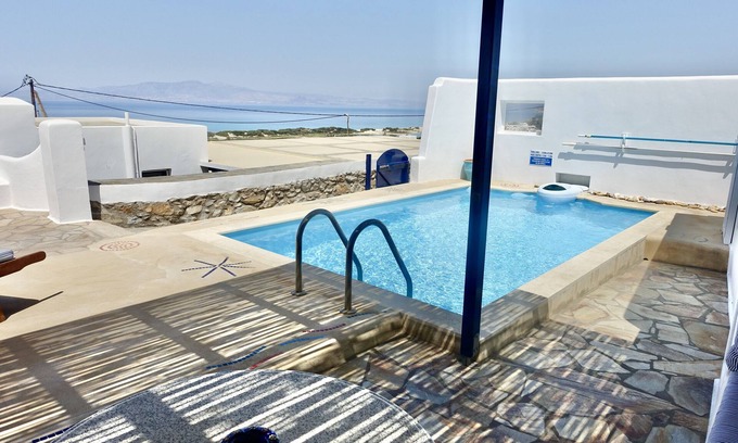 Naxos Villa | Kamari Villa-B w/private Pool & Jacuzzi