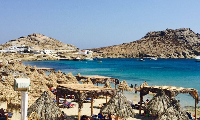 Mykonos Town House | My Rental Homes - Suite Ruby, in Tourlos area, with shared pool and sea view