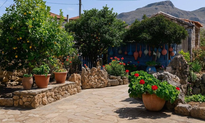 Archangelos Apartment | Rhodes Archaggelos Escape-Nest Among Garden