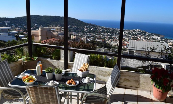 Saronida Apartment | Saronida Sea View with pool