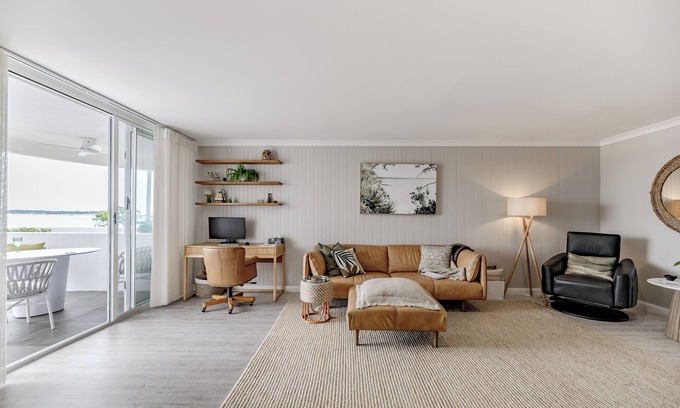 Noosa North Shore Apartment | The River View Retreat - Glistening Blue Views