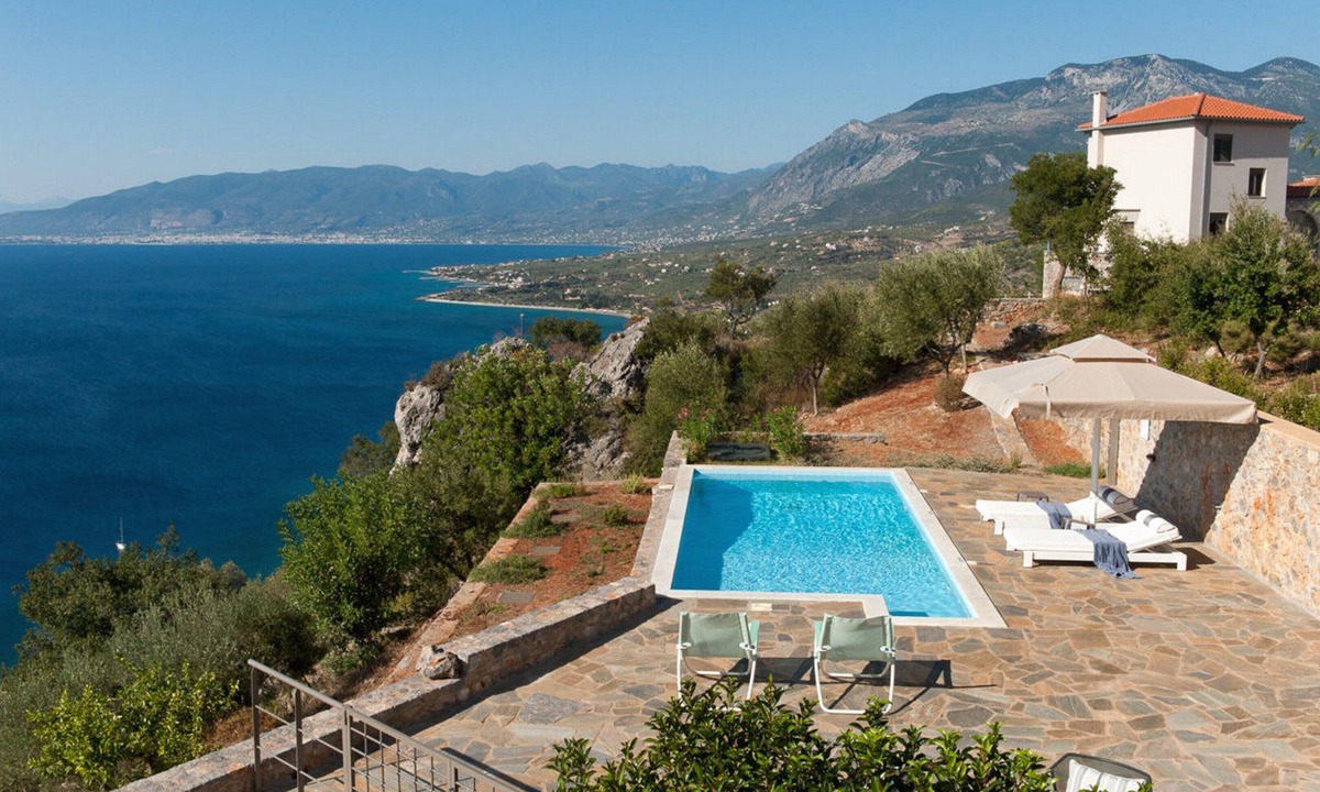 Kitries Villa | Beautiful Messinia Resort Villa | Gold Private Pool Villa Sea View | Private Pool & Sea Views
