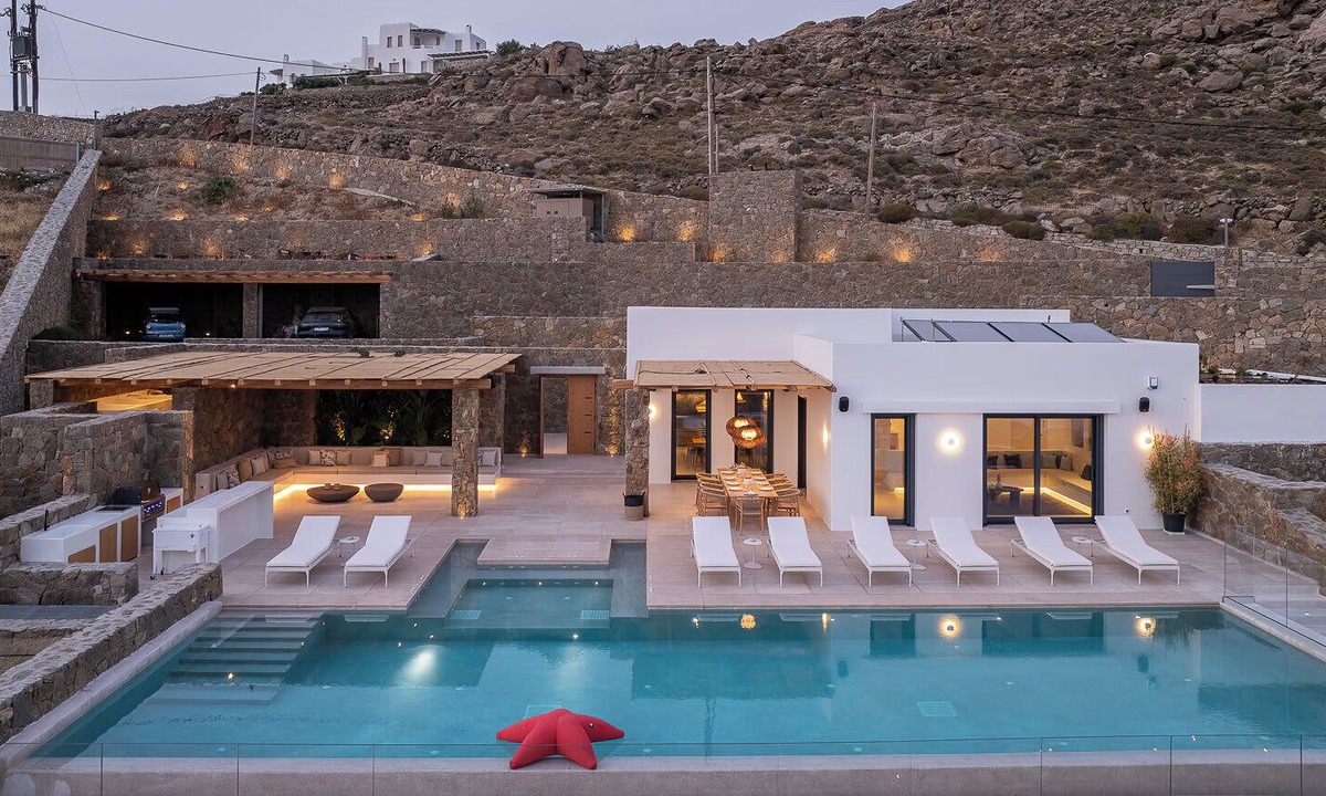 Mykonos Town Villa | Scenic Villa With Heated Pool & Sea Views